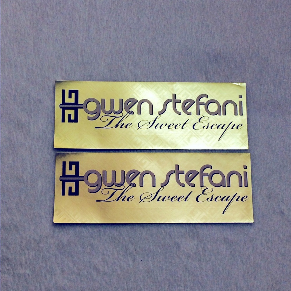 Gwen Stefani The Sweet Escape promo stickers